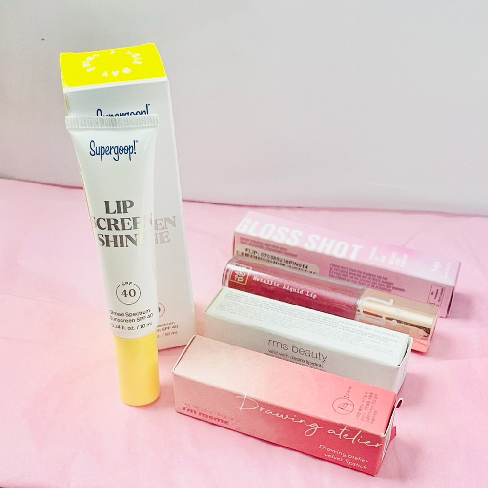 Lip gloss & Lipstick Bundle - 5 Items